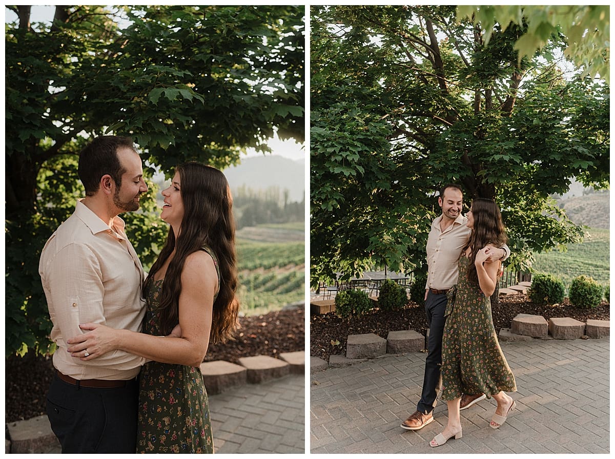 Benson Vineyards Lake Chelan engagement session